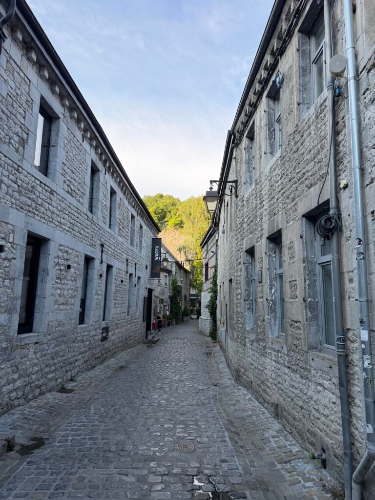 cobblestone streets