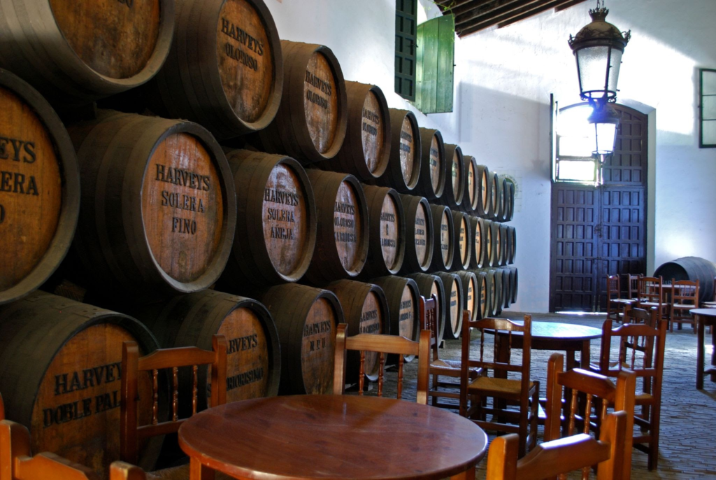 Bodega in Jerez-Xérès-SHerry wine region