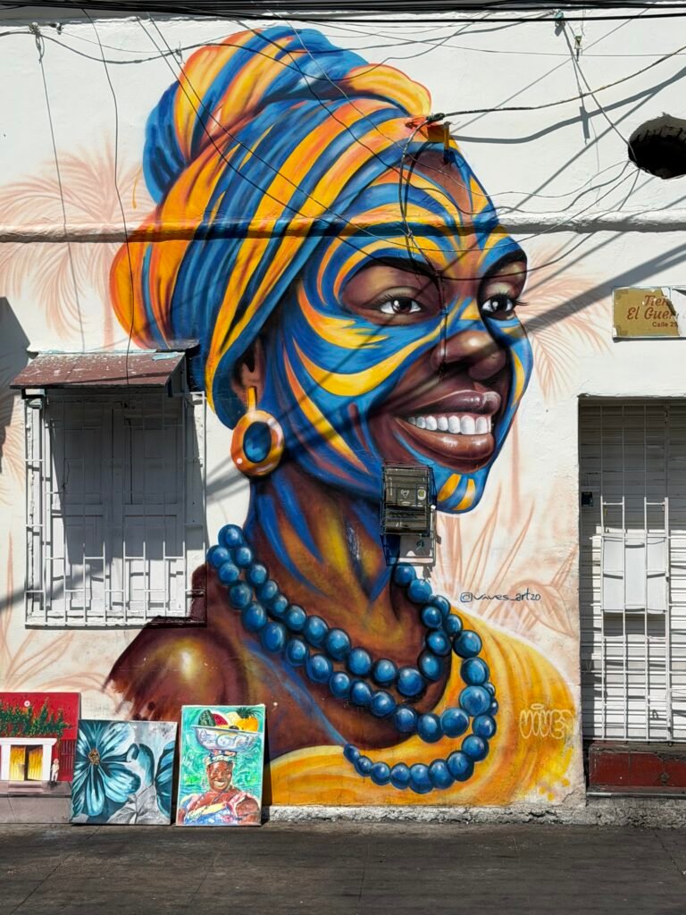 Streetart in Cartagena, Colombia