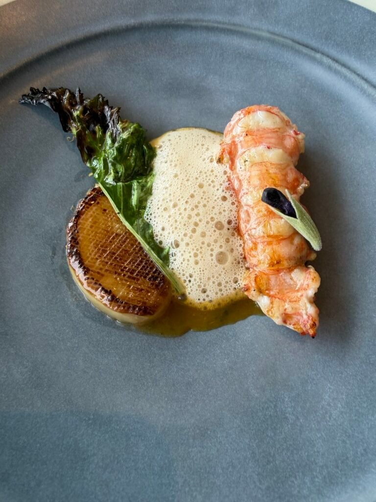 Dish at Blue by Alain Ducasse in Bangkok
