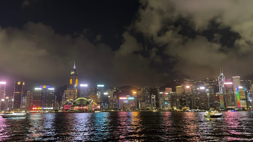Hong Kong by night
